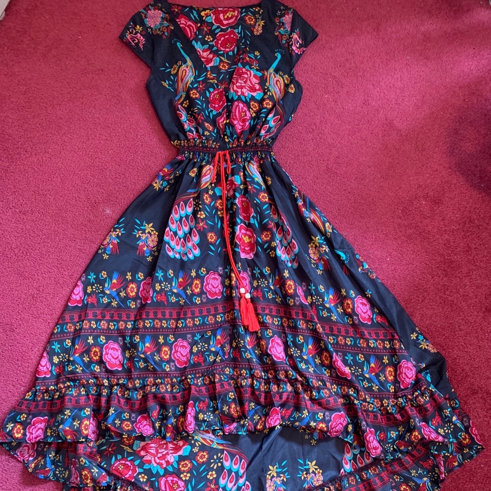 Beautiful light silk dress
